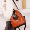 Vintage Backpack For Women High Quality PU Leather School Bag Large Capacity Travel Rucksack