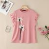 ZANZEA Damen Lässige Rundhals Ärmellose Patchwork Bluse
