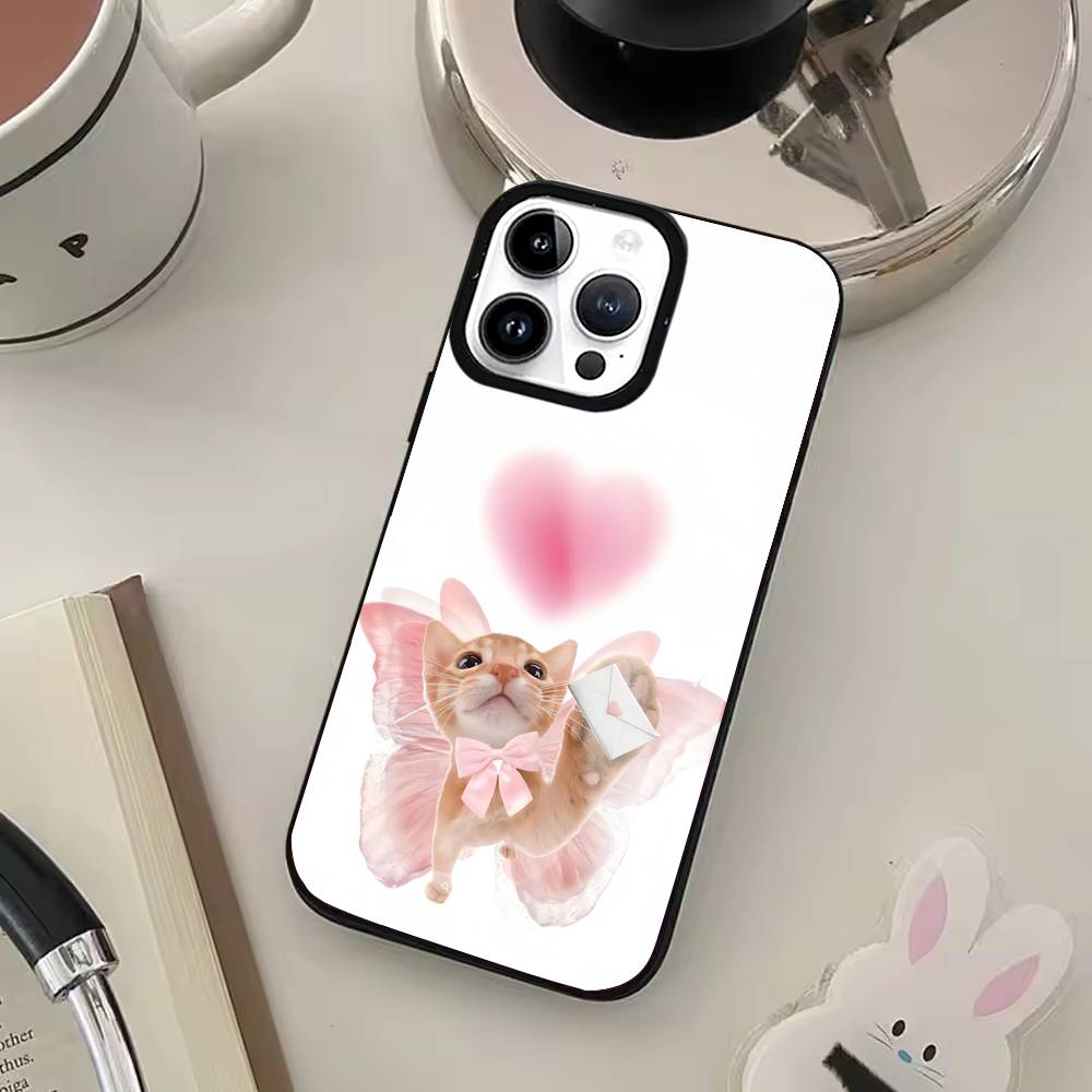 Funny Cat Hamster Meme Phone Case For iPhone17,16,15,14,13,12,11 Plus,Pro Max, New Magnetic Wireless Charging