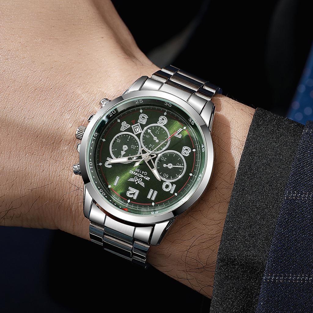 Watch Trendy Brand Casual Men'S Business Trend Three-Eye Decorative Quartz Watch