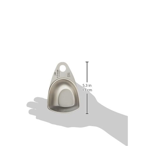 GS Home Products Japan GS 18-8 Chefland Measuring Cup, 1/2 Cup, 100cc (02-338)