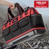 Delixi Electric Multi-Functional Waterproof Tool Bag, Wear-Resistant Oxford Cloth Large Canvas, Electrician Special.