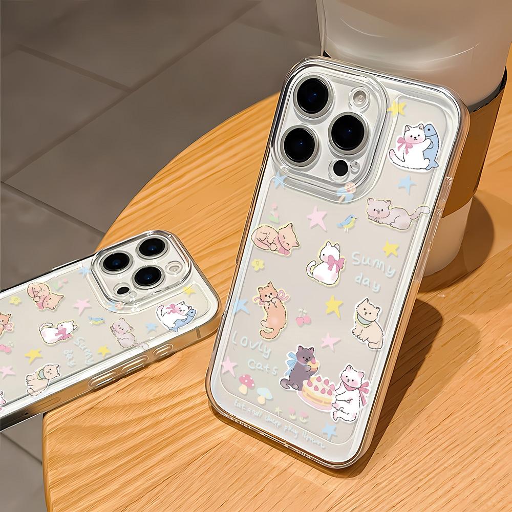 Handyhülle für iPhone 11 12 13 14 15 16 17 Pro Max Hülle Samsung A36 A56 A06 A05 A15 A55 Hülle Xiaomi 11 12 Redmi 12C Note 11 12 13 9 10 C65 Niedlich