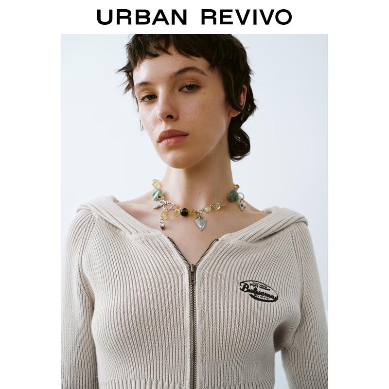 UR Women's Embroidered Cotton Knit Cardigan