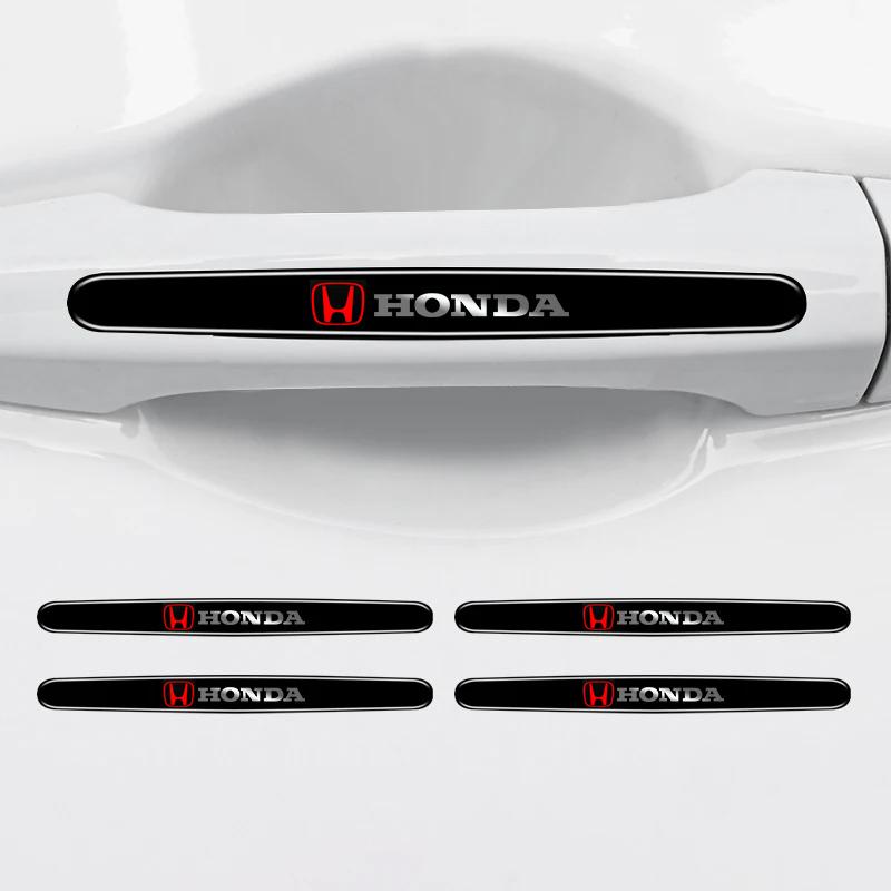 

Car Door Bowl Handle Protector Film Sticker Accessories For Honda Civic FIT Accord Prelude CRV 5th City CRZ CRX Mugen Jazz Pilot