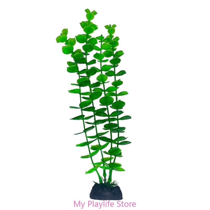 Artificial Plastic Water Plant Grass Aquarium Decorations Plants Fish Tank Grass Flower Ornament Decor Aquatic Accessories