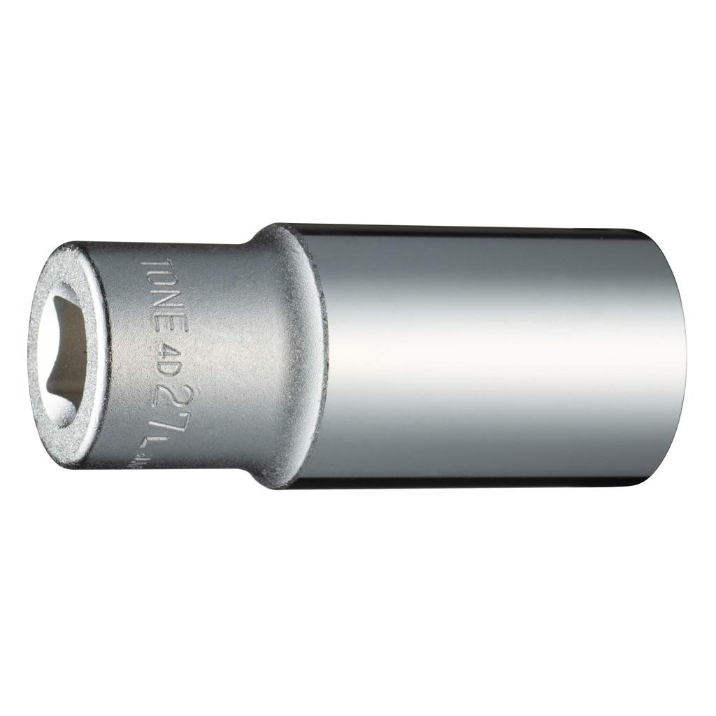 TONE Deep Socket Drive Angle Width across Flats 27mm (12 Square) HP4D-27L 12.7mm (1/2")