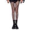Women Diamond Rhombus Stockings Retro Sexy Hollow Out Stocking Black Pantyhose Nylon Patterned Socks Fishnet Tights