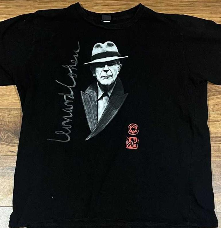 

Leonard Cohen Tour Unisex T-Shirt Tops Tee Adult S to 4XL 4XL