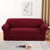 Sofa Cover Thick Elastic Solid Stretch Couch Slipcovers 1/2/3/4 Seater Sofa Armchair Cover