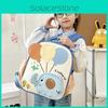 Childrens Cartoon Elephant Backpack With Breathable Oxford Fabric For Kindergarten And Elementary School