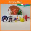 Kleurrijke Tuin Banban Pvc Figuren Regenboog Monster Kleuterschool Poppen