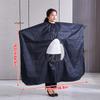 Transparent Viewing Window Salon Hairdressing Cape Barber Apron Haircut Cloak Shave Apron Barber Shop Hairdressing Tool