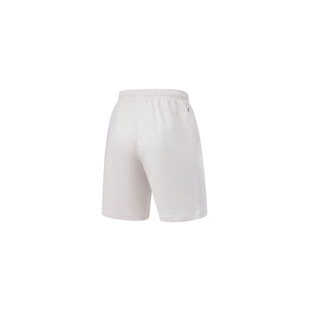 Li-Ning Fitness Series Solid Color Drawstring Straight Leg Casual Shorts Men Shorts Flower-Gray Tile-Gray AKST299-8