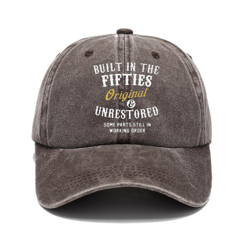 Unisex Baseballkappe Sommer Frühling Sonnenhut Vintage Mode Baseballkappe für Männer Frauen Klassisch Verstellbar Papa Truckerhut