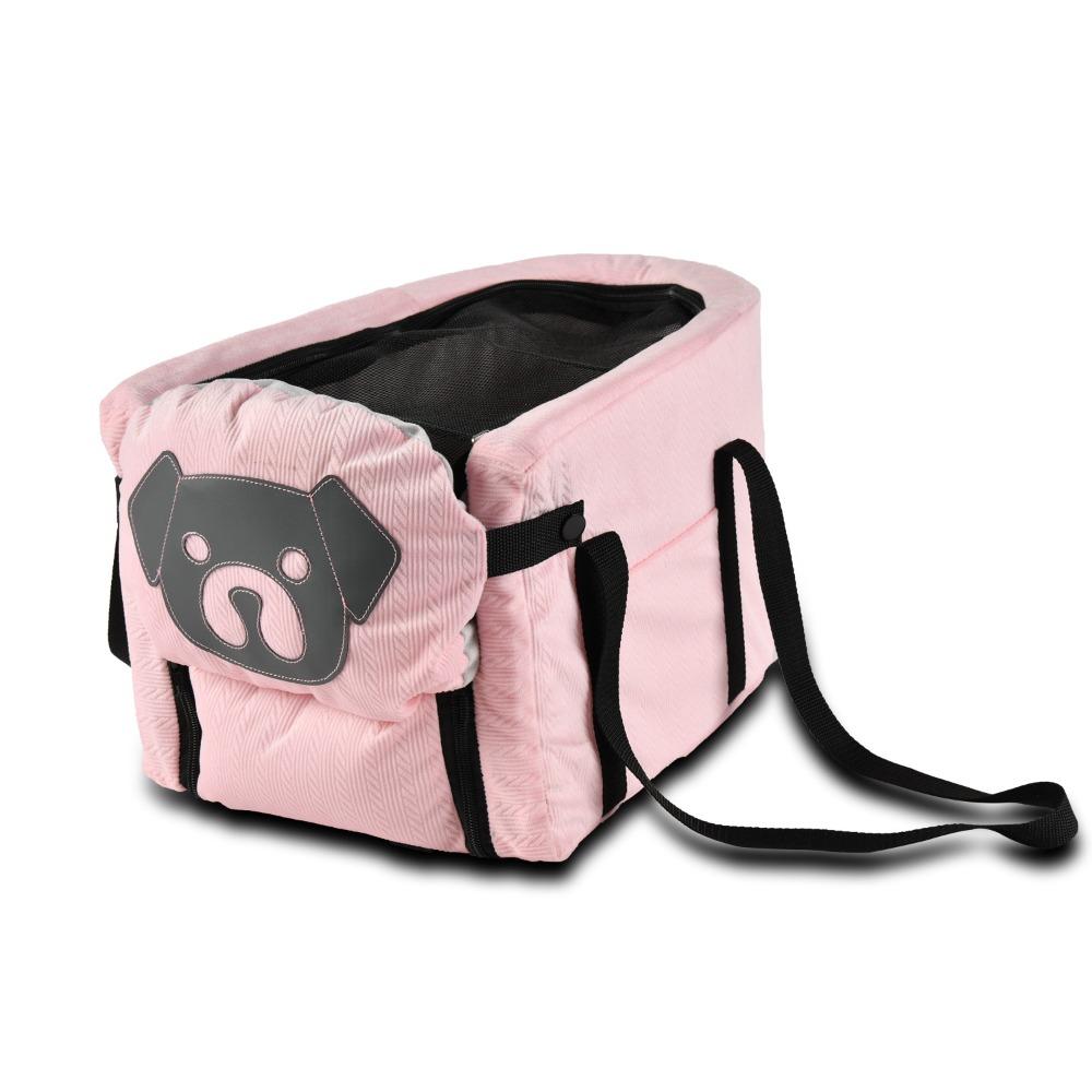 Hot Cute Pet Car Luggage Large Capacity Multifunction Pet Car Safety Seat Convenient Dog Car Backpack Outdoor Travel