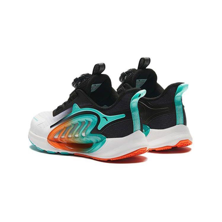 Anta Kids Monthly 2.0 Fitness Test Non-Slip Shock Absorbing Breathable Low-Top Running Shoes Kids Sneaker White Blue Black 312429902-3