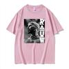Rapper Rauw Alejandro Reggaeton Trap T-shirt Unisex's Harajuku Retro Hip Hop Punk T-shirts Unisex 100% Cotton Short Sleeve T Shirt