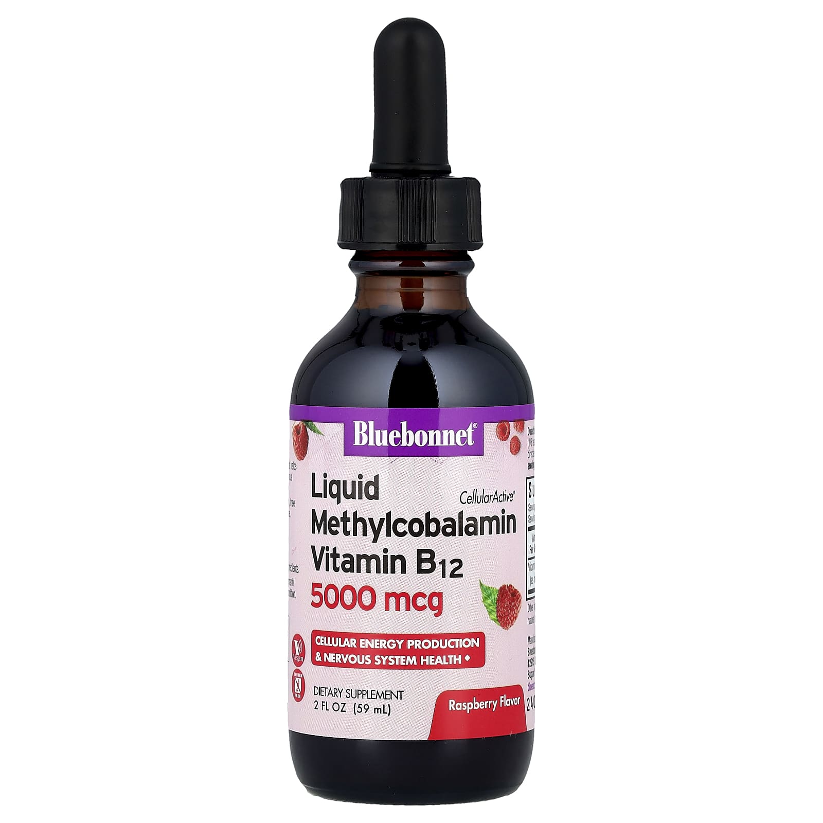

Cellularactive® Liquid Methylcobalamin Vitamin B12, Raspberry Flavor, 5,000Mcg, 59Ml (2Fl Oz)