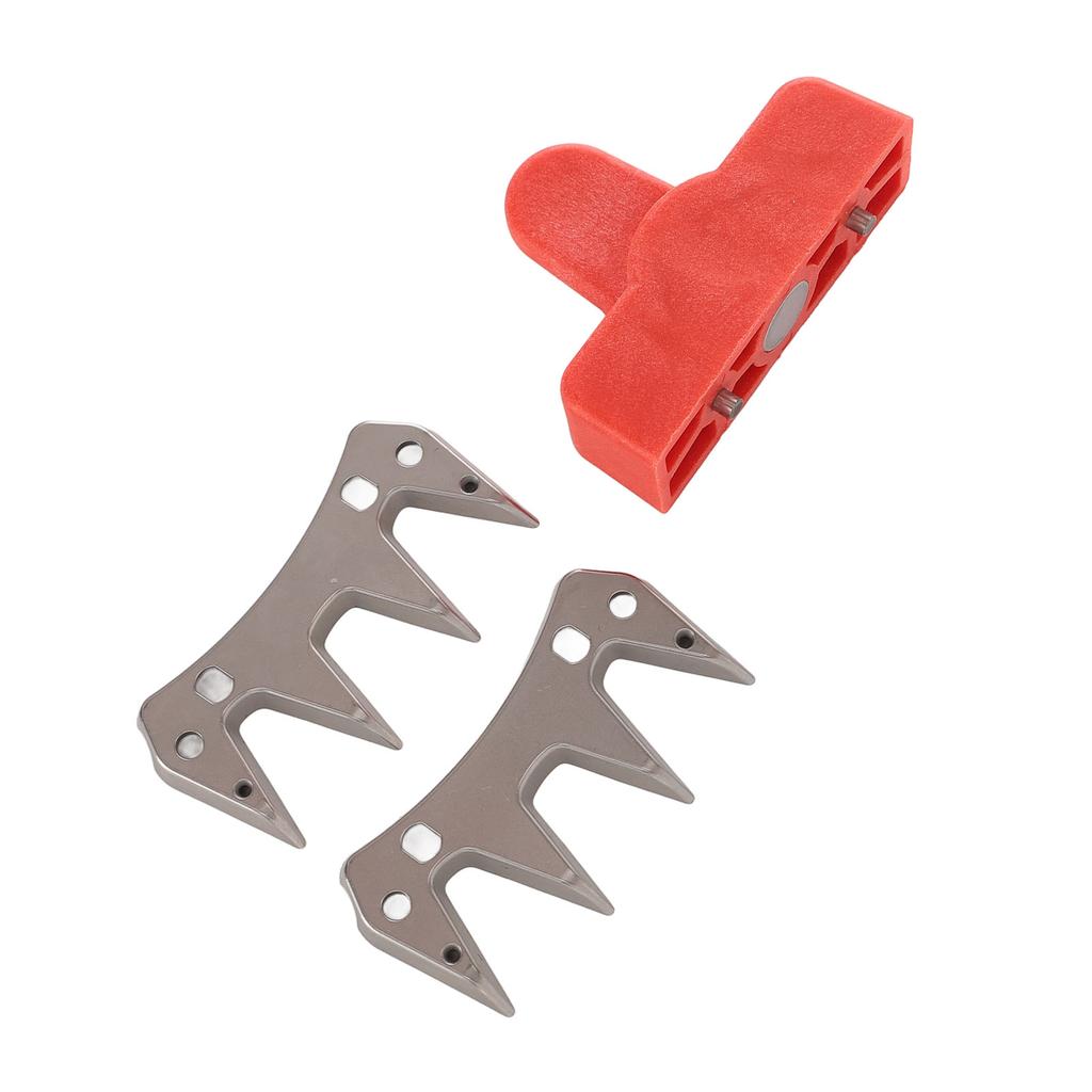 2Pcs Sheep Shears Replacement Blade 4 Teeth Precise Cutting Efficient Stainless Steel Wool Clipper Blade for Alpacas