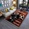 Judas Priest Tour Poster Carpet suitable as a non-slip mat for the living room or bedroom sofa