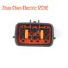 Automotive 8-Pin Connector Set: Male Plug 6195-0051 & Female Plug 6195-0054.