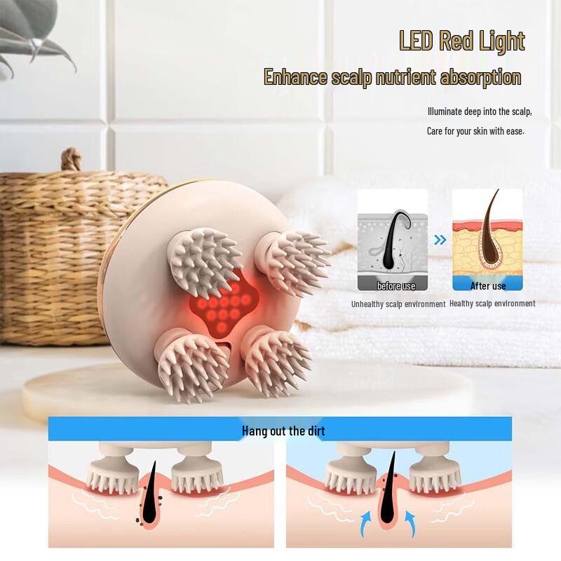 Yolanda Magnetic Charging Head Scalp Massager