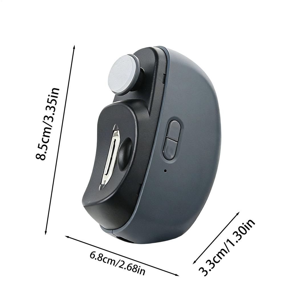 

Электрические кусачки для ногтей, автоматический триммер Anicure с подсветкой, ножницы для ногтей для взрослых и детей, педикюр, полировка, резак для ногтей чёрный