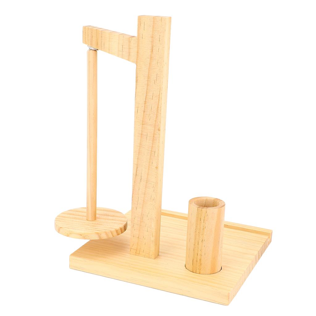 Crochet Yarn Holder   Wood Rotating Yarn   Holder   with Phone Stand for Home