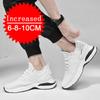 Herren Sneaker Freizeitschuhe Höhenvergrößernd Atmungsaktives Mesh Elevator Schuhe Herren Sneaker Höhenvergrößernd Sport Laufschuhe