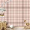 Beige and white fabric pattern wallpaper for living room and bedroom 50x1000