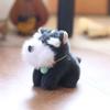 Keychain Dog Schnauzer Plush Doll Super Soft Pp Cotton Stuffed Toy Kids Decor