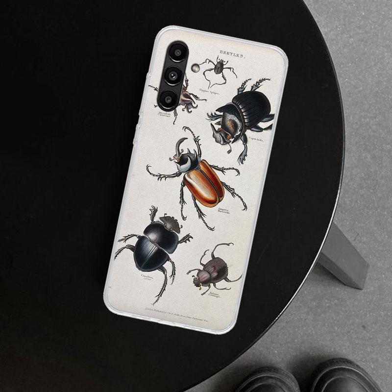 Bugs Bees Scientific Decomposition Phone Case Cover for Samsung Galaxy A17 A16 A26 A36 A56 A57 A37 A15 A25 A35 A55 A14 A24 A34 A