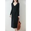 Women's Cashmere Dress Qinghe Cashmere 30% Cashmere 70% Wool Autumn and Winter Cashmere Skirt Soft and Warm
