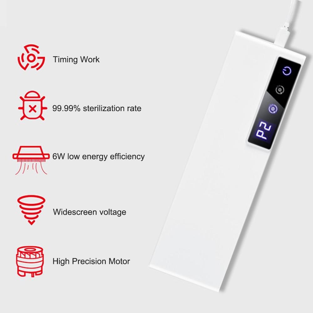 Mini domácí čistička vzduchu Ozonový sterilizátor Lze použít pro kancelář Šatník Botník