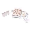 6Pcs 1:12 Dollhouse Miniature White Wooden Bedroom Furniture Set Doll House
