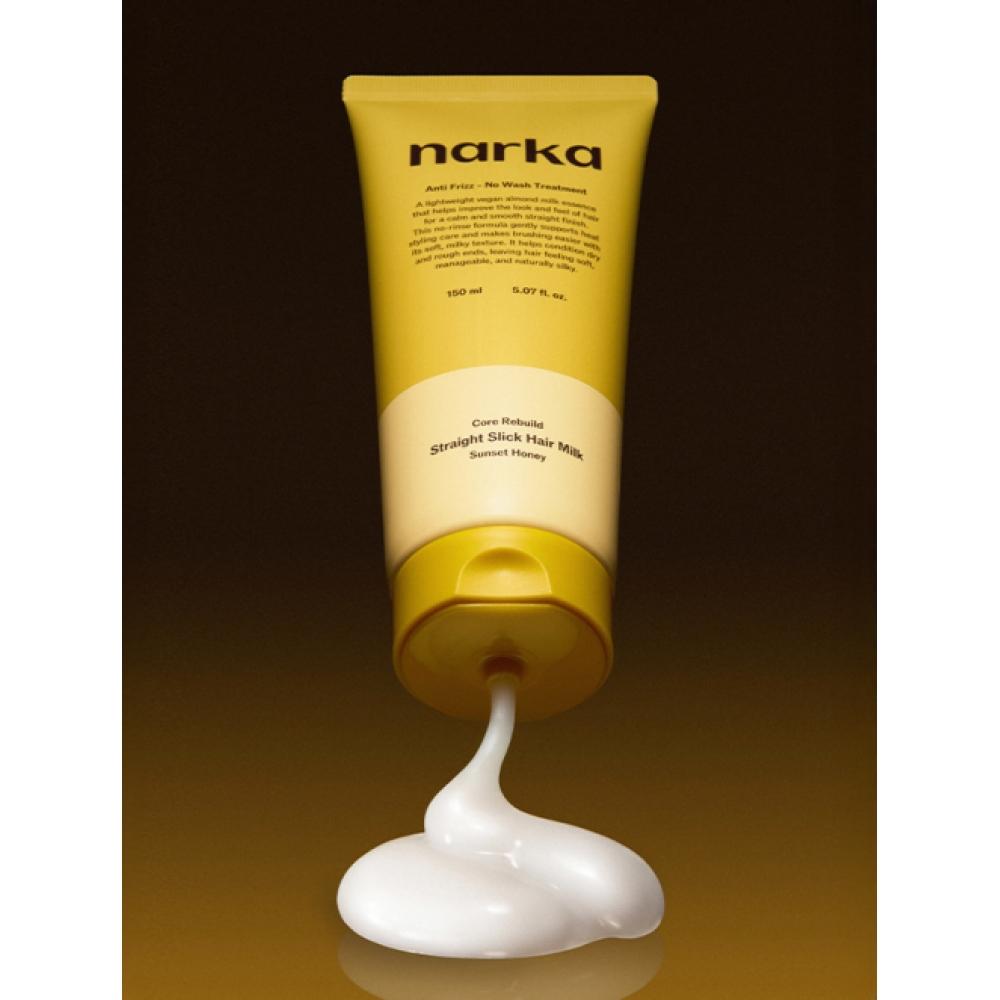 Narka [set Of 2] Straight Slick Hair Milk 150ml+Hair Mist 20ml Free