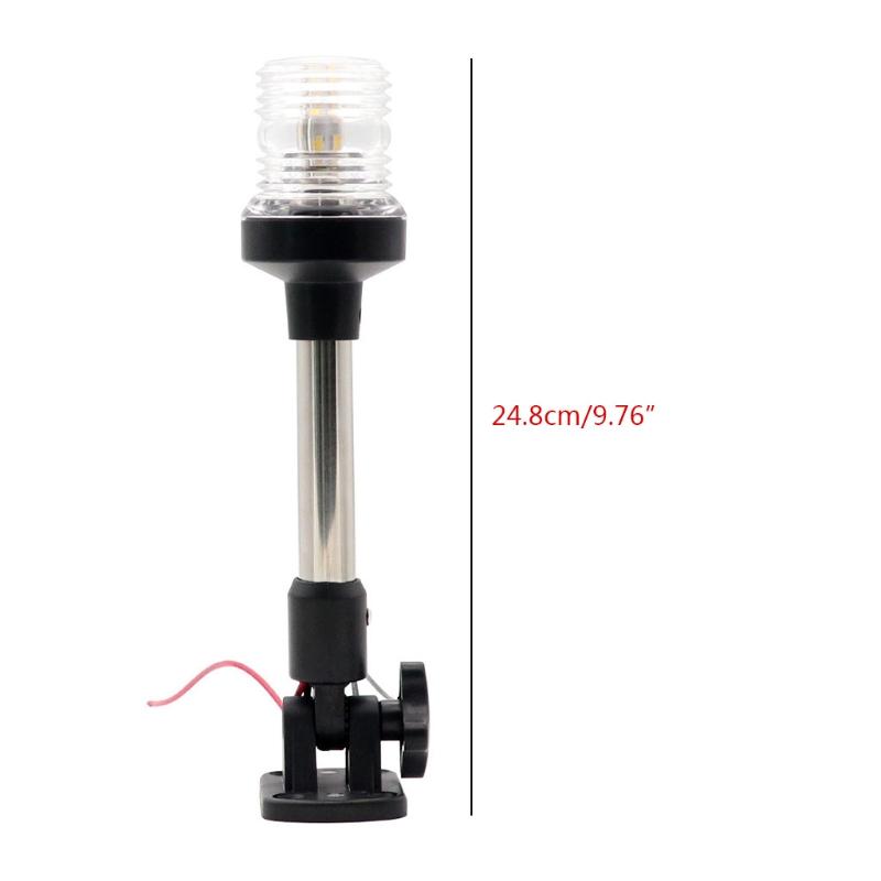 White LED Marine Navigation All-Round Boat Light Home Garden LED Light 12V Navigation Light Rotatable Light