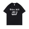 Bikini Kill Leave The World Behind Tshirt Ethan Hawkes Same Style Tshirts Men Punk Rock Oversized Tshirt Mens T Shirt