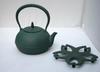 Ikenaga Iron Works Kettle Layer for Iron Kettle Nanbu Ironware Cherry Blossom Green Bamboo 16.5×16.5