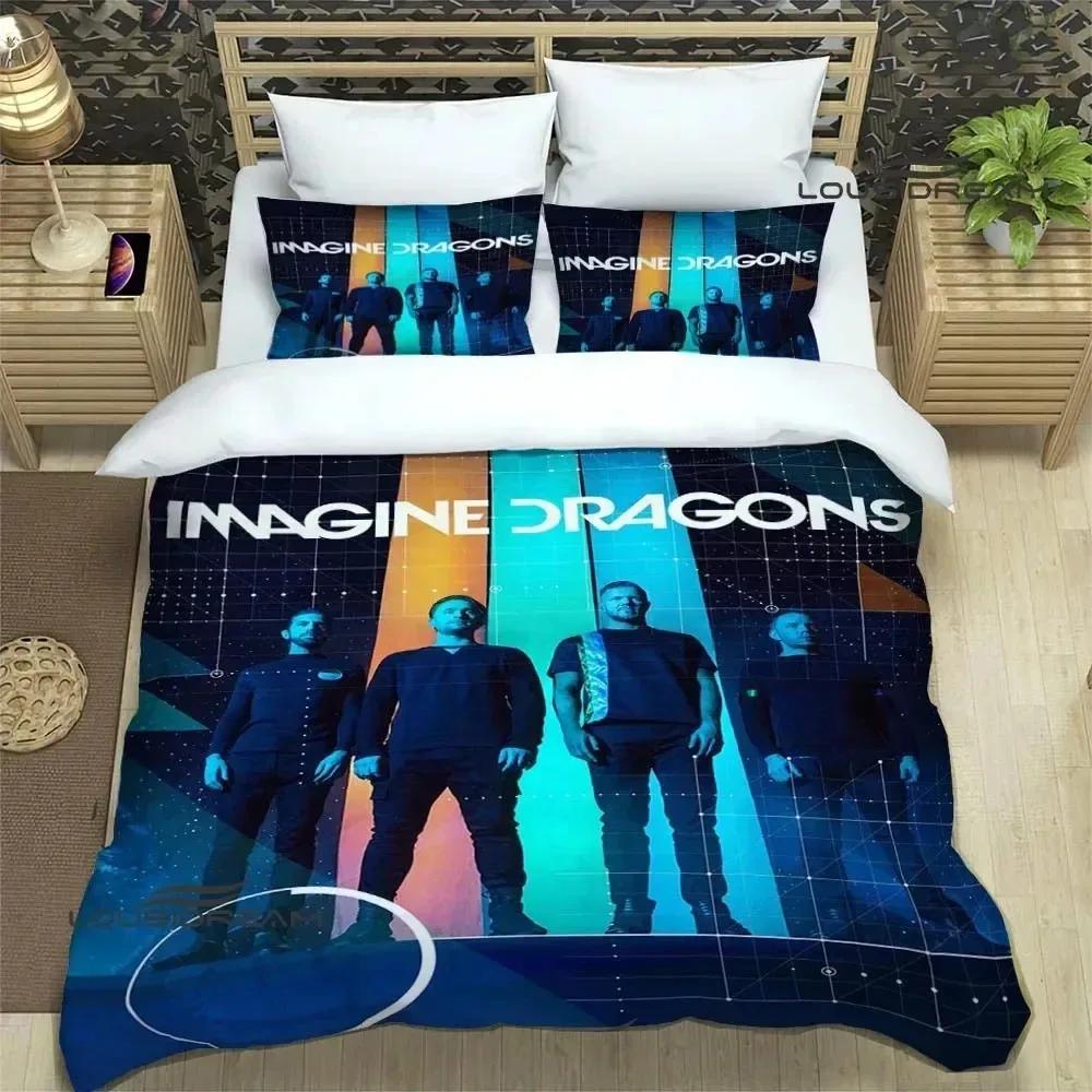 Comforter Rock Band Imagine Dragons Bedding Sets Exquisite Bed Supplies Set Bed Comforter Set Bedding Set Luxury Birthday Gift
