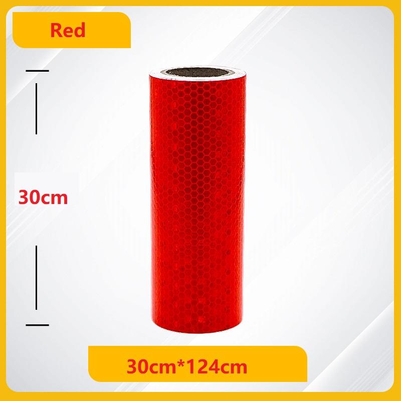 

30см Светоотражающая предупреждающая флуоресцентная ПВХ лента с микропризмой Знак дорожной безопасности Самоклеящаяся пленка