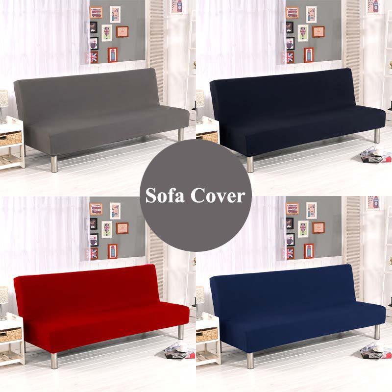 Luxurious Solid Sofa Bed Cover With Elastic Fabric For Ultimate Comfort And Protection