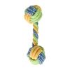 Rope Knot Dog Toy Knot Ball Chew Toy Interactive Tug-of-War Toy Soft Bite-Resistant Fetch Toy for Small To Large Dogs Teeth Cleaning Anxiety Relief