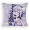 Project Sekai Yoisaki Kanade World Pillow Case Anti-Dustmite Pillowcase Invisible Zipper Silky Short Plush Sofa Cushion Cover