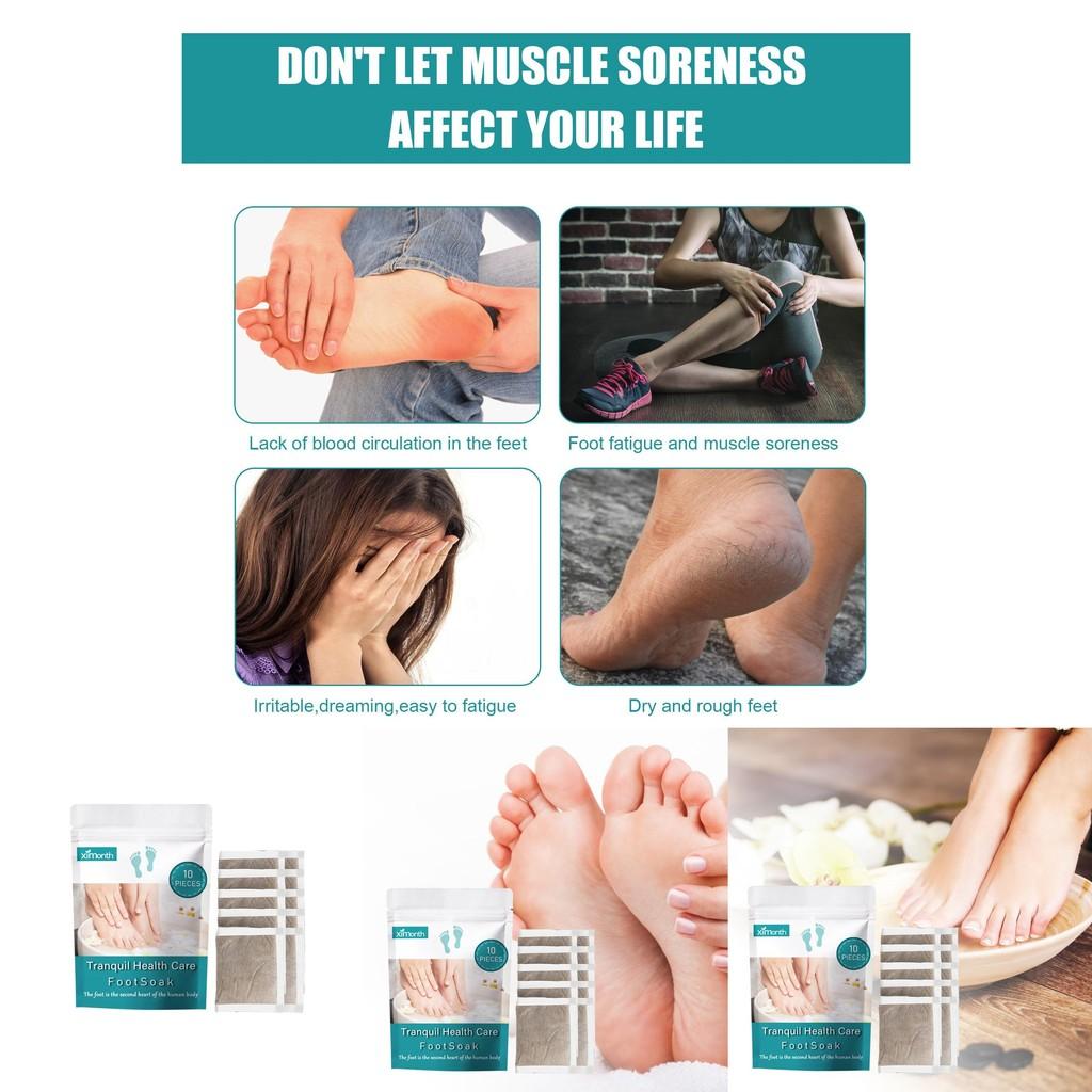 Ximonth Herbal Foot Soak Package Relaxing Comforting Foot Bath Relief For Body Discomfort And Moisturizing Benefits