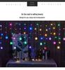 LED Snowflake Curtain Lights: Icicle, Star, and Fairy Lights for Festive Christmas Displays