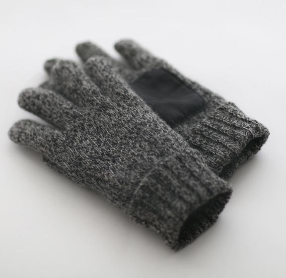 

2026 Wei Mei Korean Style Men s Thick Wool Blend Gloves - Winter Cycling Cold Protection, Year of the Horse One Size