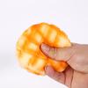 Realistic Pineapple Bun Squeeze Toy 10cm Slow-Rising PU Fidget for Stress Relief Cute Food-Themed Keychain Desk Decor Portable Decompression Gadget