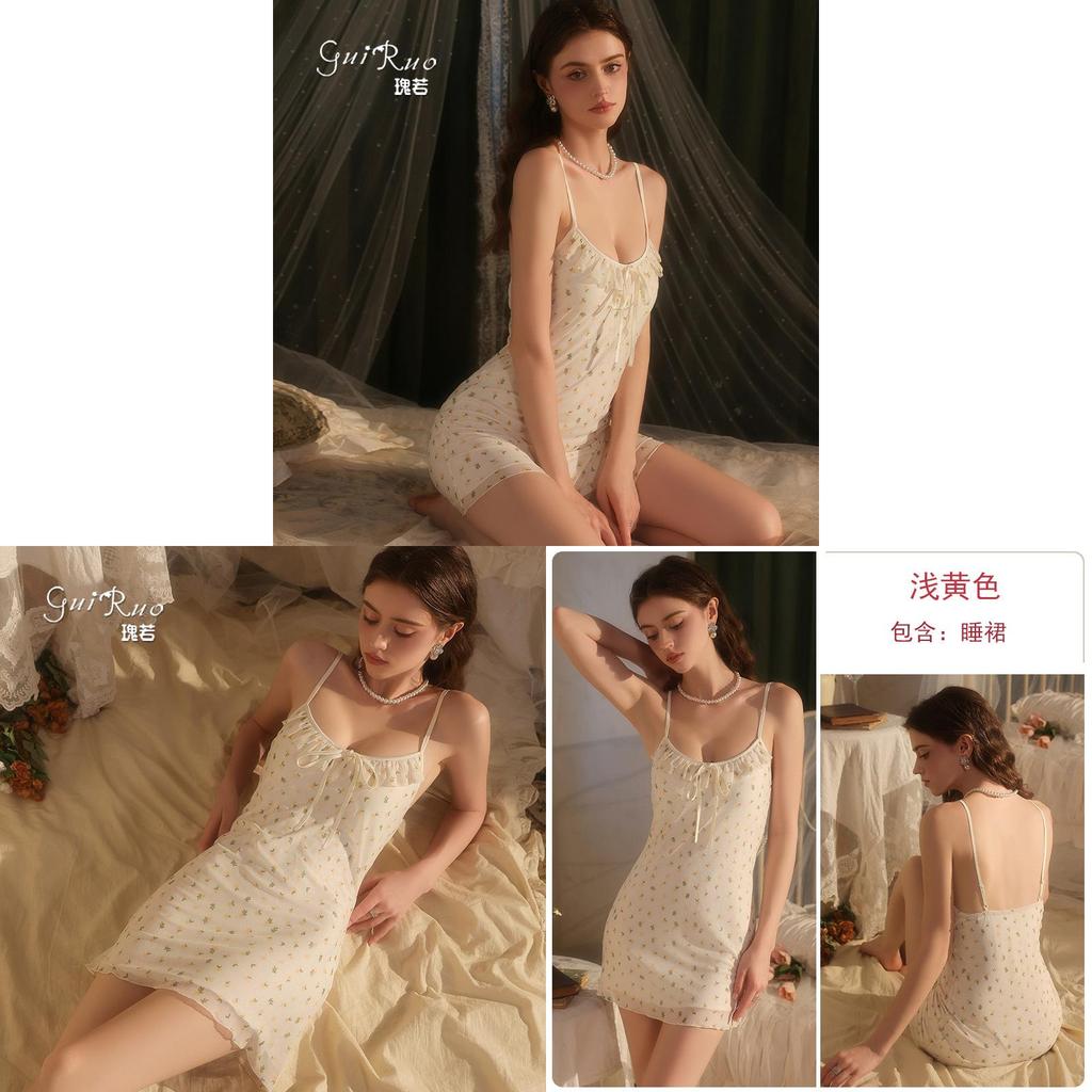 Youthful Floral Sleepwear Set With Bamboo Fiber Fabric For Comfortable Nighttime Relaxation